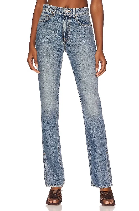 Clearance Sale Harlow High Rise Slim Boot Jean With Slit In Divisadero