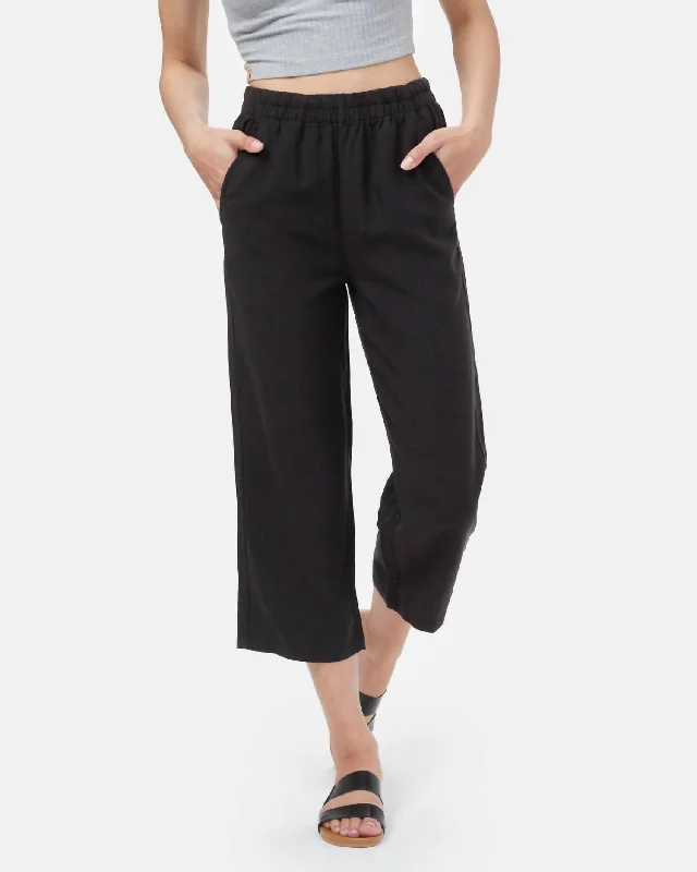 Best Seller Treelinen Billow Pants In Meteorite Black