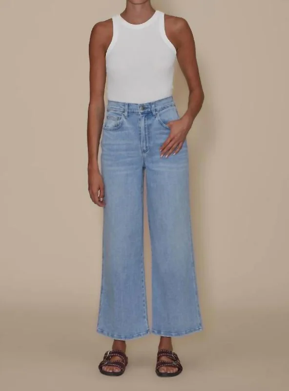 Instant Savings Juliette Wide Ankle In Blue Valley