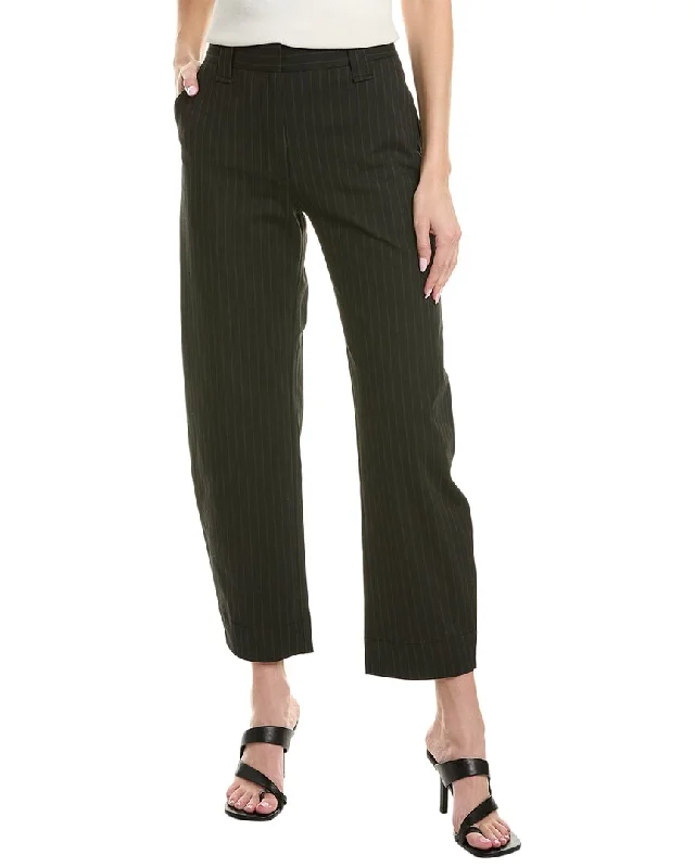 Fantastic Deals GANNI Stretch Stripe Mid-Waist Pant