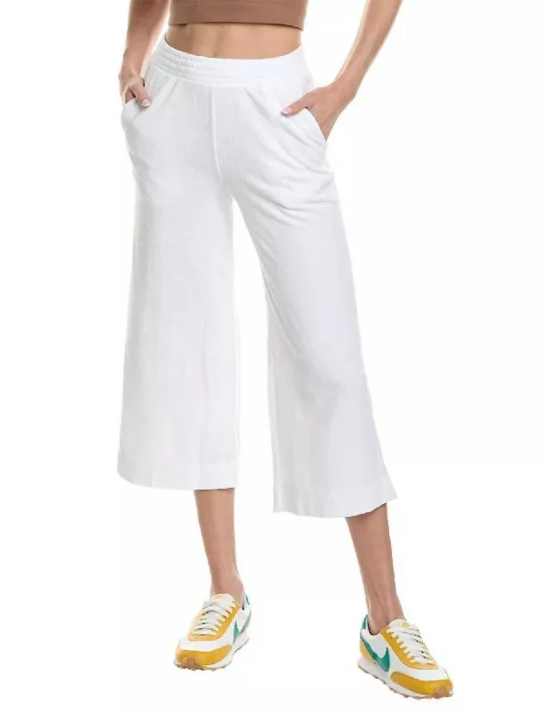 Weekend Specials to Celebrate Terry Pull On Pant In White