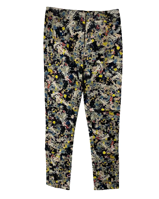 Special Discount Erdem Straight Leg Trousers in Floral Viscose