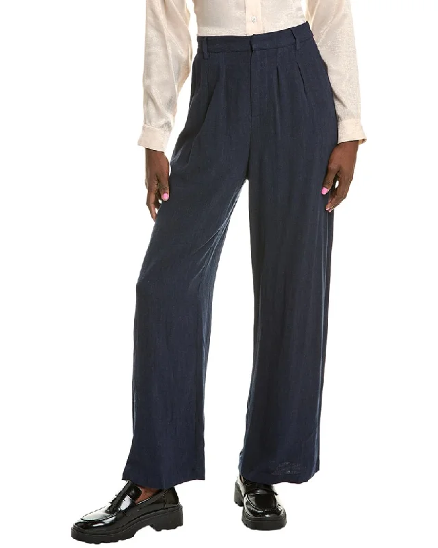 Price Drop Alert Sadie & Sage Sandy Cove Pleated Linen-Blend Pant