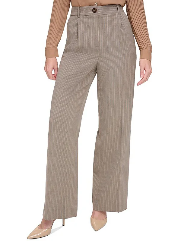 Instant Deal Womens High Rise Wide Leg Trouser Pants