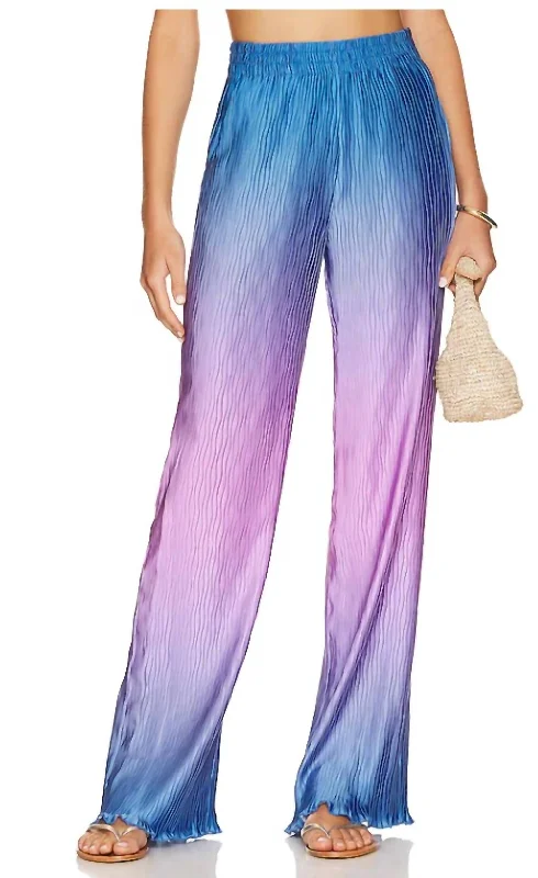 Daily Special Women's Dante Ombré Wide Leg Pant In Lilac Ombre
