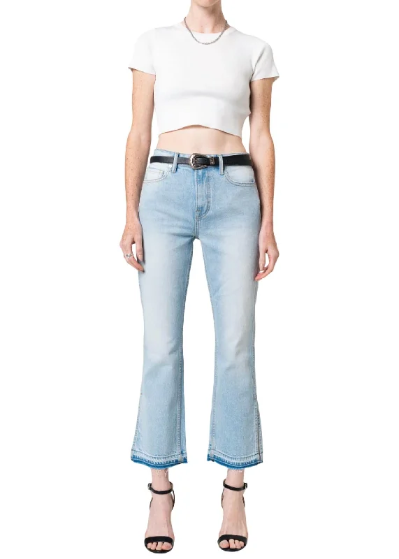 Referral Discount Farrah Mid Rise Kick Flare Jeans In Miami