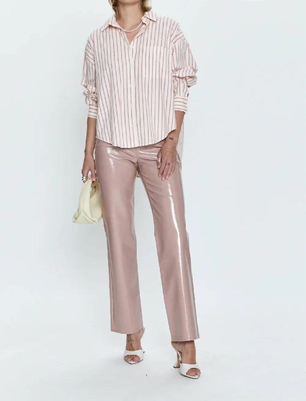 Flash Deals Cassie Pants In Mellow Rose Vinyl