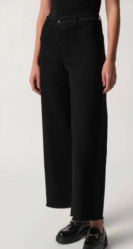 Fantastic Savings High Rise Wide Leg Jean In Black