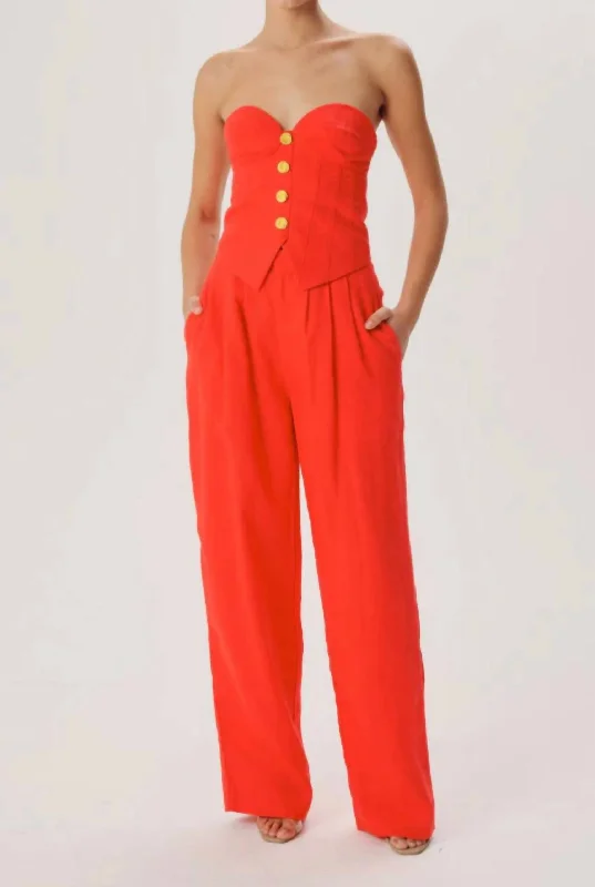 Bargain Prices Krew Pants In Red