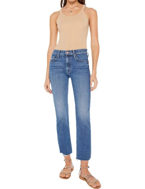 Overstock Mid Rise Rider Jean In Local Charm