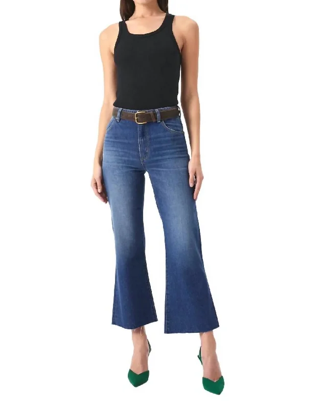 Super Sale Eastcoast Flare Ankle Jean In Vintage Blue
