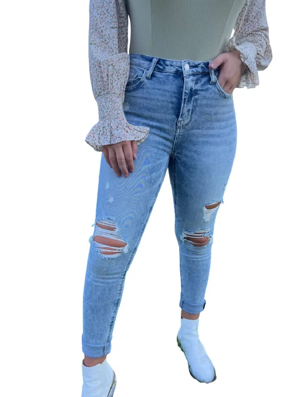 Limited Time Mine High Rise Skinny Jean In Medium Wash