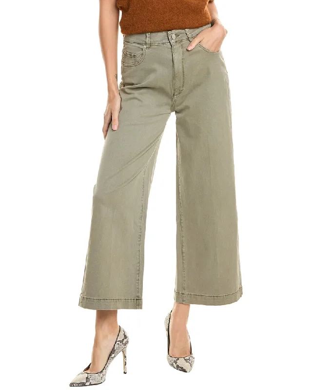 Deal Explosion DL1961 Hepburn Alpine Green Wide Leg Jean