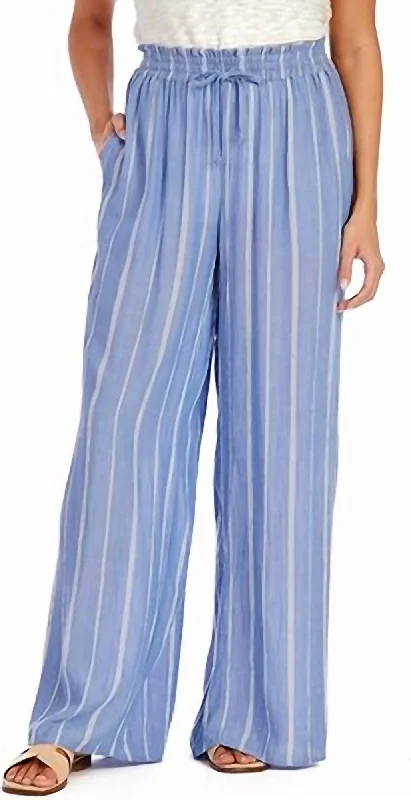 Weekend Discounts to Love Emily Smocked Trousers In Blue