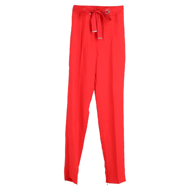 Midnight Madness HUGO by Hugo Boss Drawstring Pants in Red Polyester