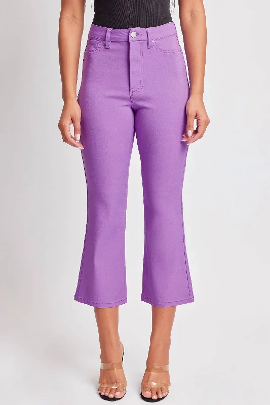 Referral Discount Missy High-Rise Hyperstretch Wide Leg Jeans In Hydrangea