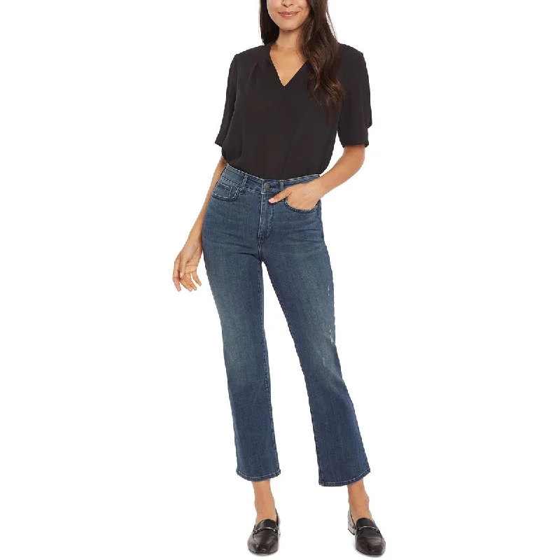 Weekend Savings Galore Womens Denim Stretch Straight Leg Jeans