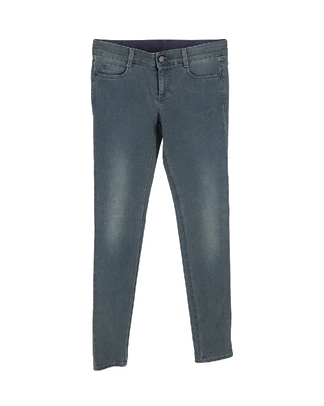 Buy Now Stella Mccartney dark grey skinny jeans