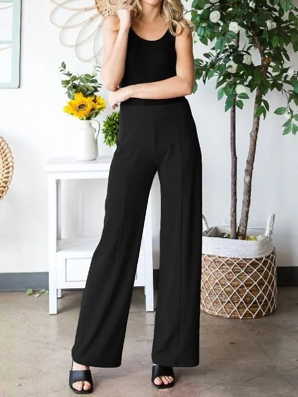 New Markdowns Women's Wide Leg Pants In Black