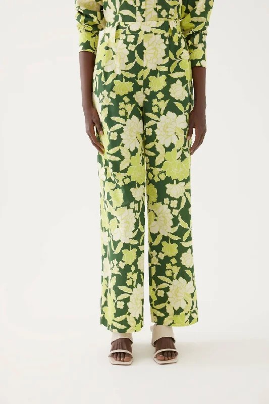 Mega Discount Reba Wide Leg Pants In Green