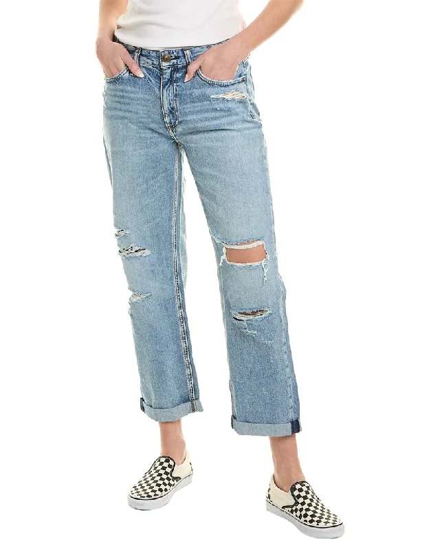 Act Now rag & bone Dre Low-Rise Indigo Baggy Boyfriend Jean