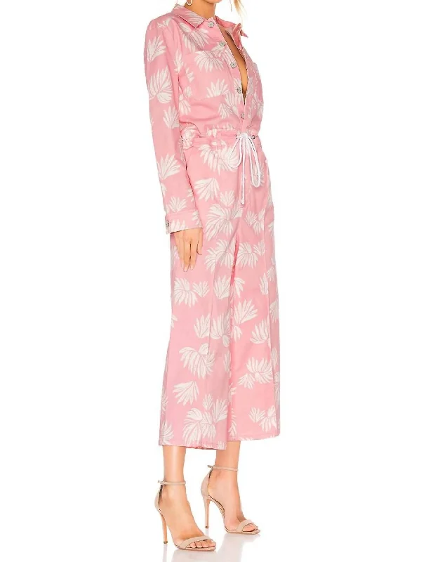 Steals and Deals Jubilee Jumpsuit In Sakura Pink