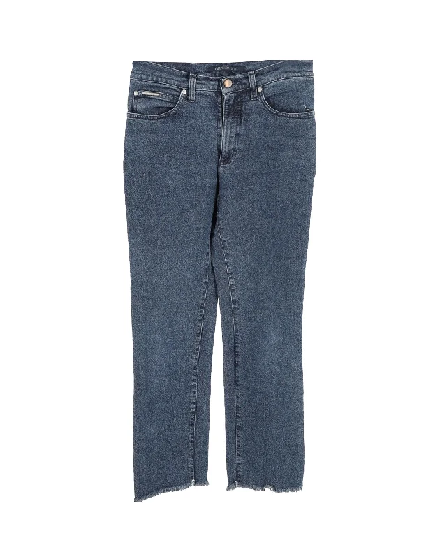 Weekend Savings Spectacular Valentino Boyfriend Jeans in Blue Denim