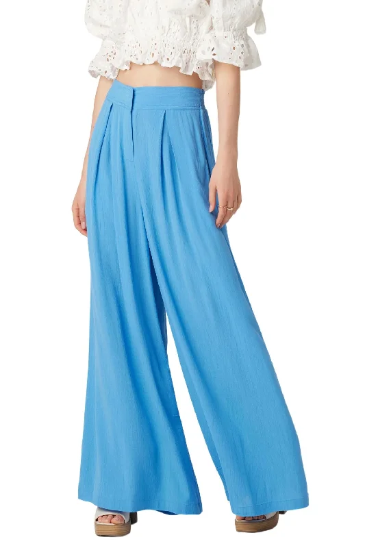 Celebrate the Weekend with Discounts Ayala Pants In Riviera Blue