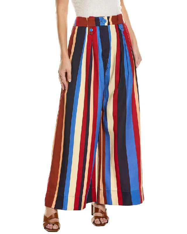 Can't Be Beat FARM Rio Pleated Low-Rise Pant