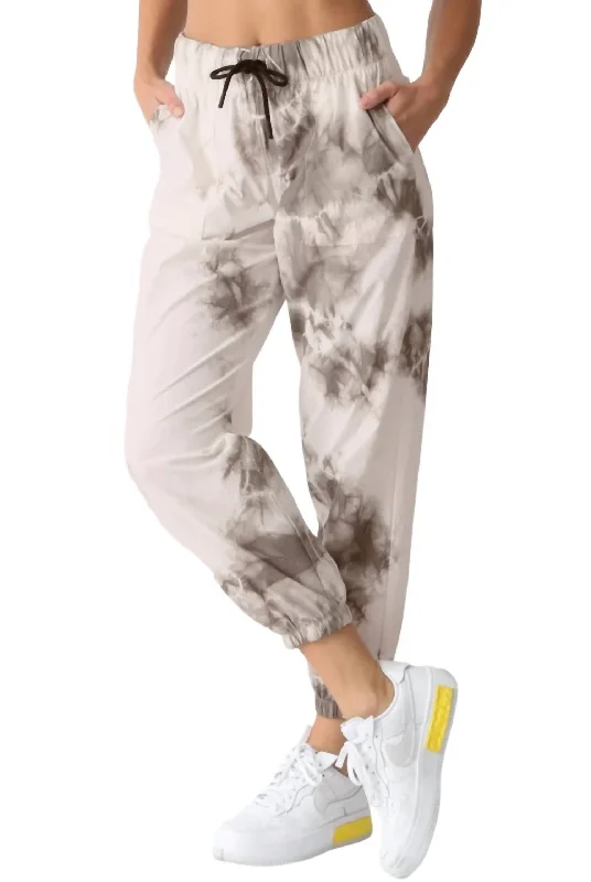 Weekend Wonders Await! Pandora Track Pant In Bone
