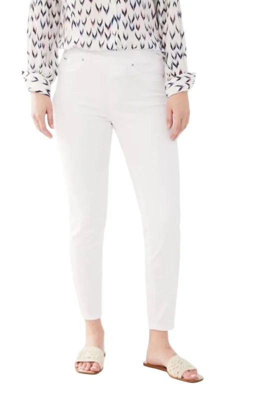 Weekend Offers That Thrill Pull On Slim Ankle Jean In White