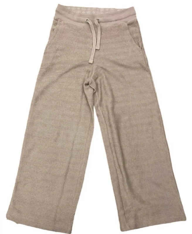 Weekend Deal Herringbone Pants In Sand