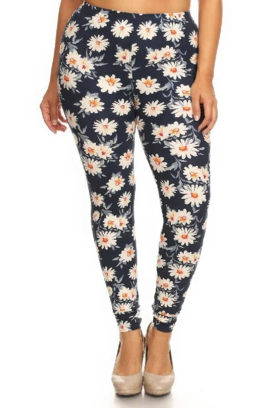 Weekend Discounts to Celebrate Plus Size Buttery Soft Print Leggings