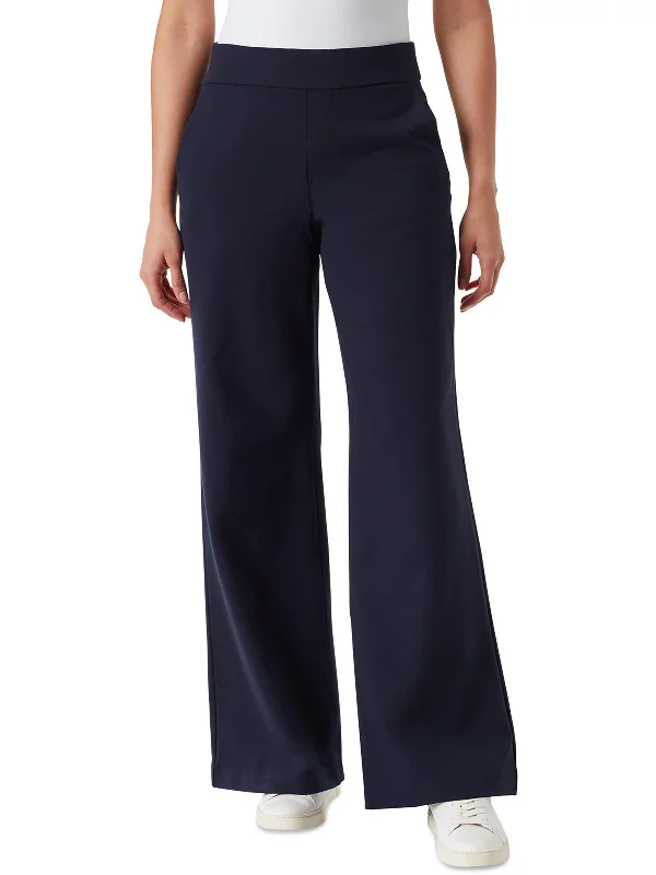 Celebrate the Weekend with Discounts Womens High Rise Work Wear Wide Leg Pants