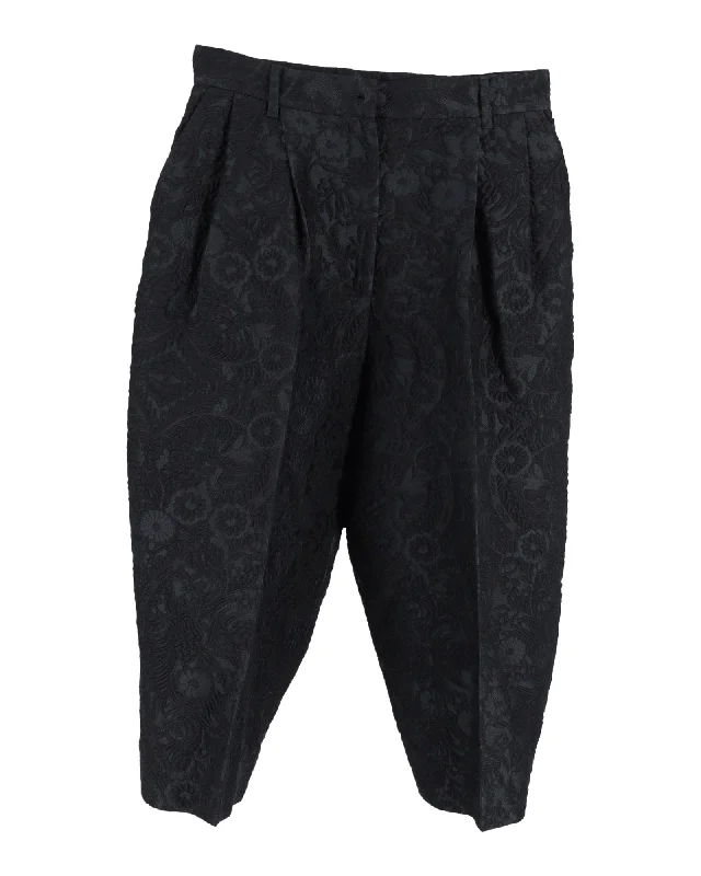 Exclusive Offer Dolce & Gabbana Harem Pants in Black Polyamide