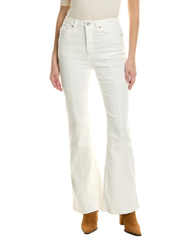 Exclusive Offers AFRM Sylar Bright White High-Rise Slim Flare Jean