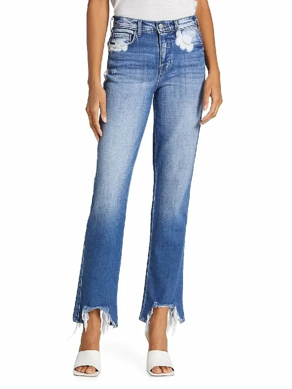 Don’t Miss Out Harmon High Rise Slim Jean In Montana Destruct Hem