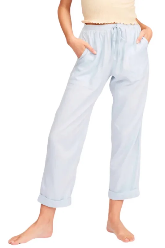 Clearance Event Beachy Knee Pants In Blue