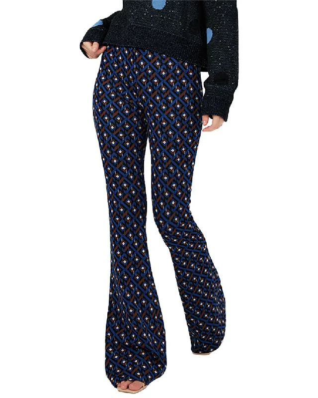 Weekend Discounts to Delight Diane von Furstenberg Greg Wool-Blend Pant