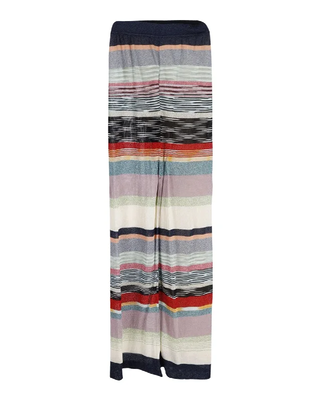 Sale Event Missoni Striped Pants in Multicolor Cupro