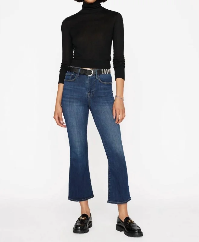 Deal Alert Le One Crop Mini Boot Denim In Hanbury