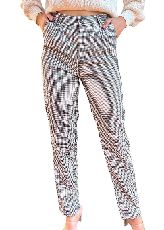 Weekend Offers That Tempt What A Sparkle Pants In Multi/plaid