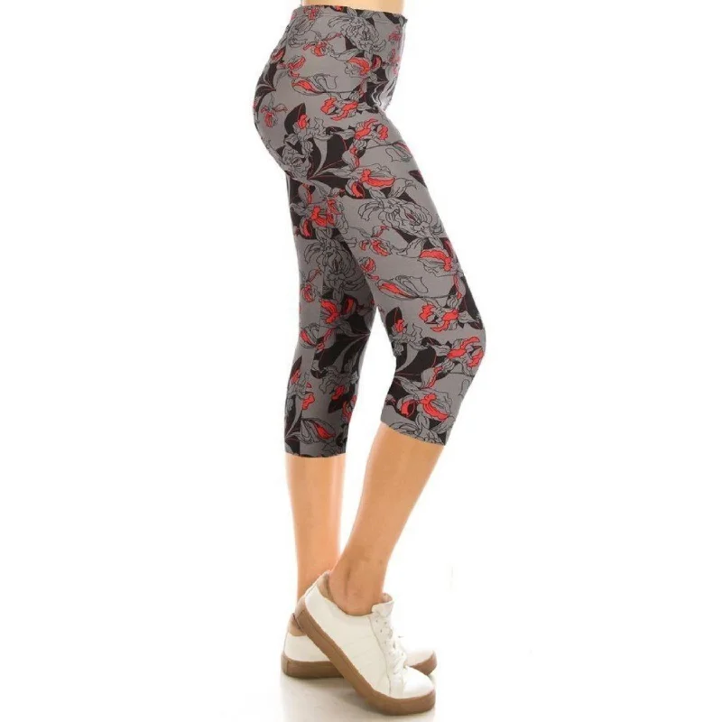 Weekend Bargains to Cherish Print Capri Leggings