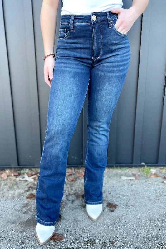 Daily Special Ana High Rise Flare In Neutral Denim