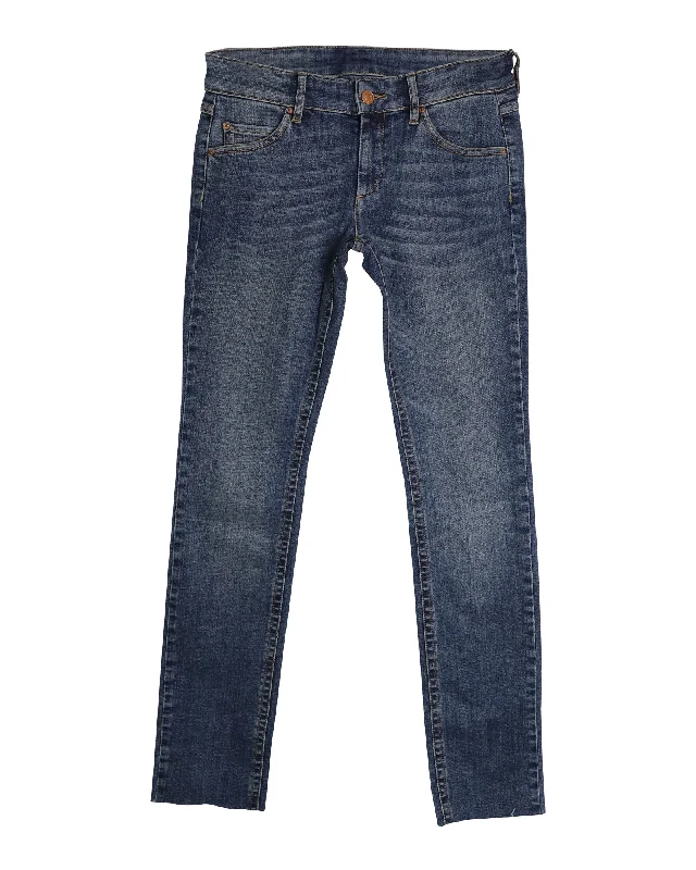 Weekend Specials to Delight Isabel Marant Slim Fit Jeans in Blue Cotton Denim