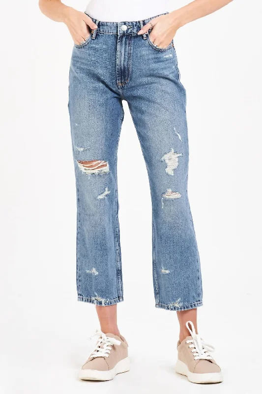 Today's Deal Jodi Straight Leg Jeans In Medium Wash