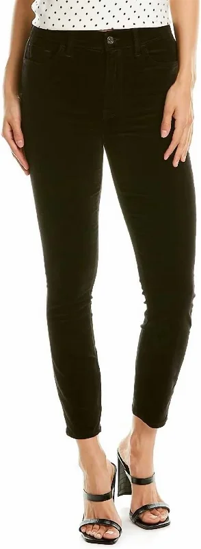 Weekend Discounts to Enjoy Hw Ankle Skinny Jeans In Black Velvet