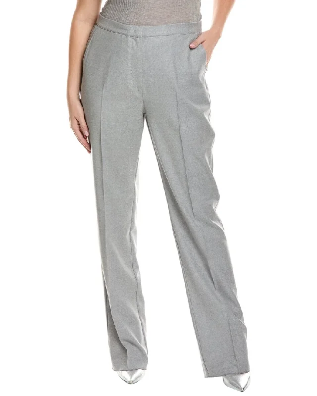 Don't Delay Marina Rinaldi Plus Recinto Wool-Blend Trouser