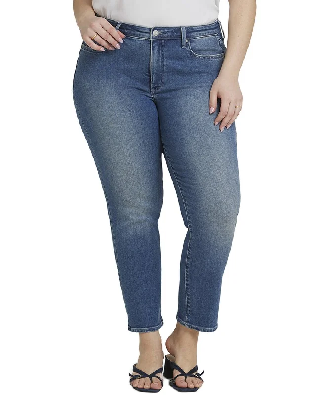 Limited Availability NYDJ Plus Sheri Clean Horizon Ankle Crop Jean