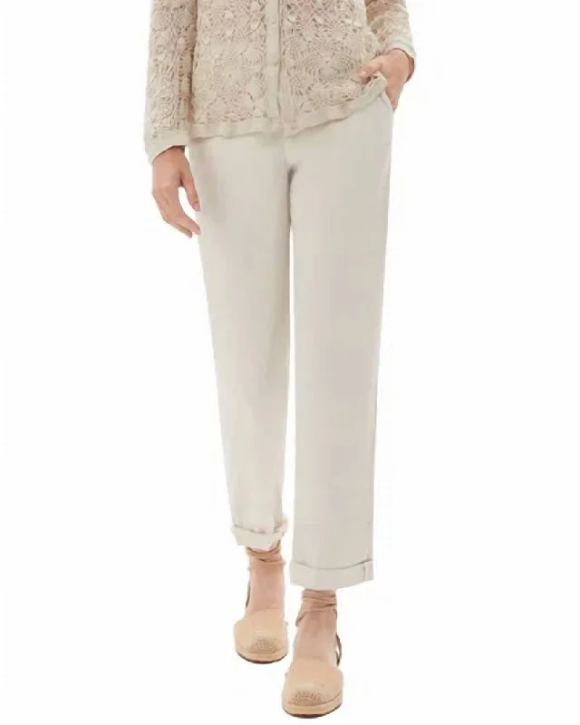 Daily Deals Mitchell Roll Cuff Chino In Natural